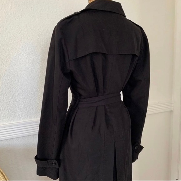 Joe’s Jeans Black Trench Coat - Picture 8 of 11